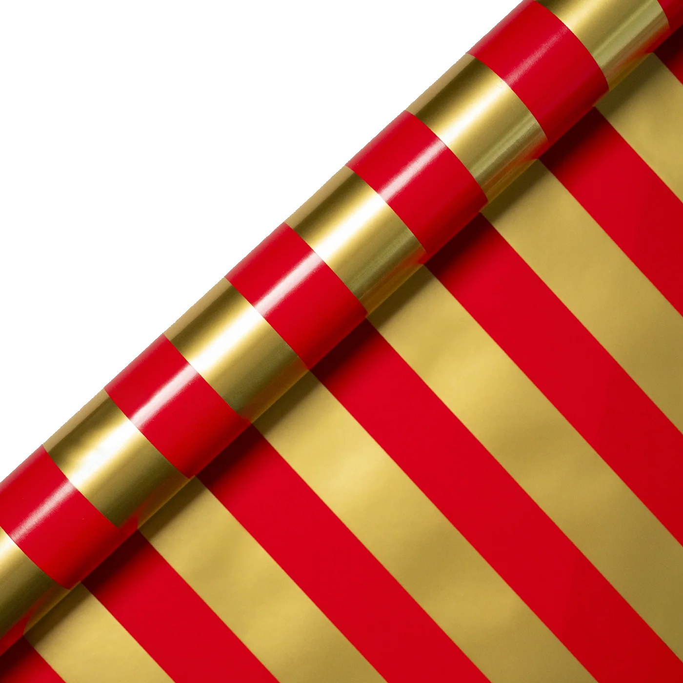 Red & Gold Stripe Foiled Roll Wrap | Kelly Hyatt