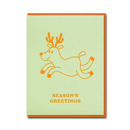 Reindeer Christmas Card | Doodles Xmas