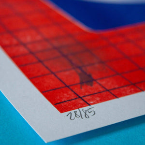 Risograph A3 Print | Ashtray