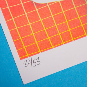 Risograph A4 Print | Camping Chair