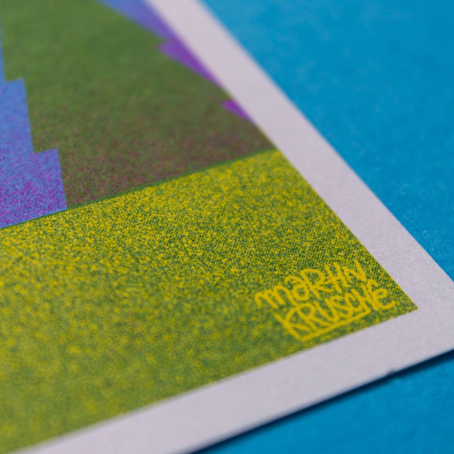 Risograph Mini Print | HÄUSER-AM WALDESRAND
