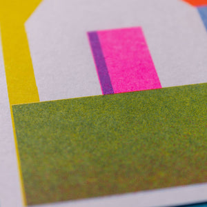 Risograph Mini Print | HÄUSER-BLOCKHAUS