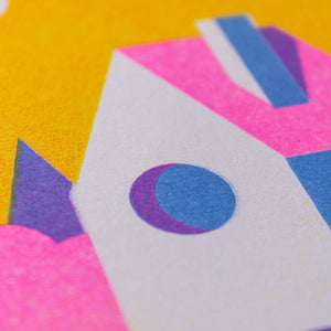 Risograph Mini Print | HÄUSER-DATSCHE