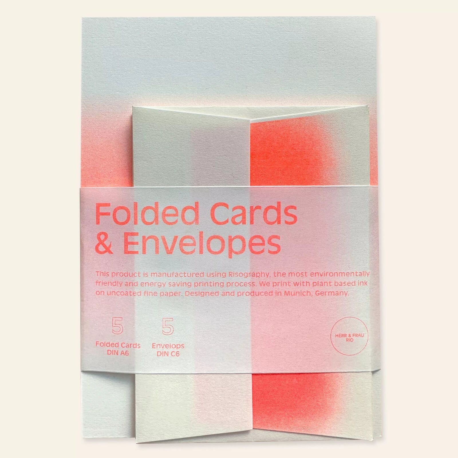 Risography Letter & Envelop Set