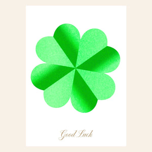 Risography Postcard | Good Luck