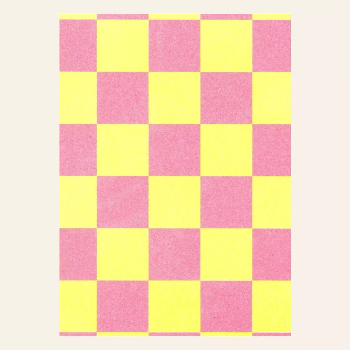 Risography postcard | Checkers