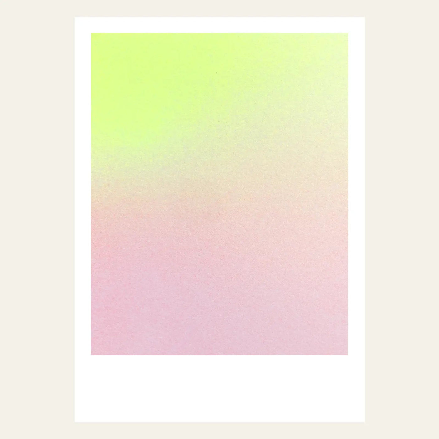 Risography postcard | Feeling Yellow