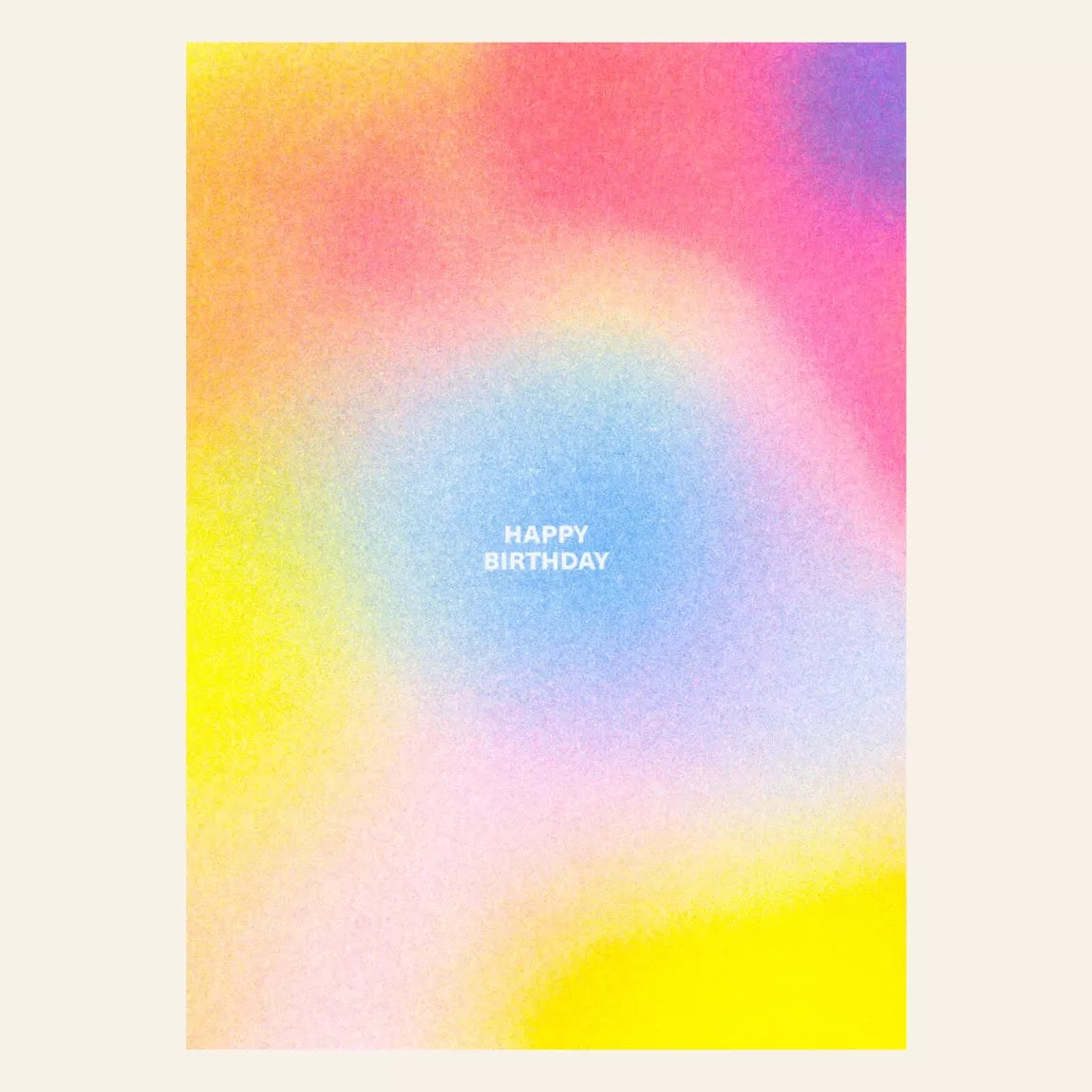 Risography postcard | Happy Birthday
