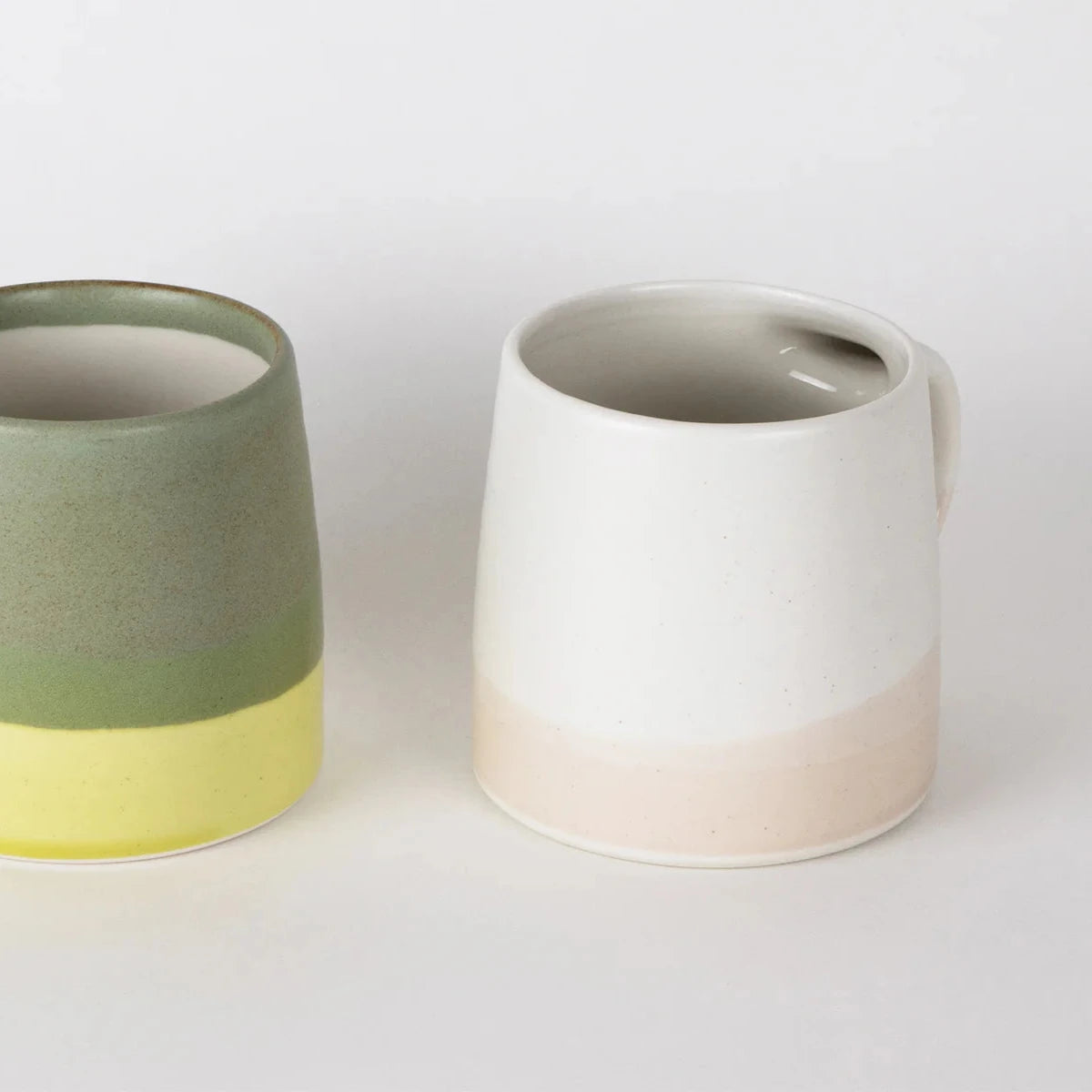 Tasse style slow coffee | 320 ml | Blanc/rose beige