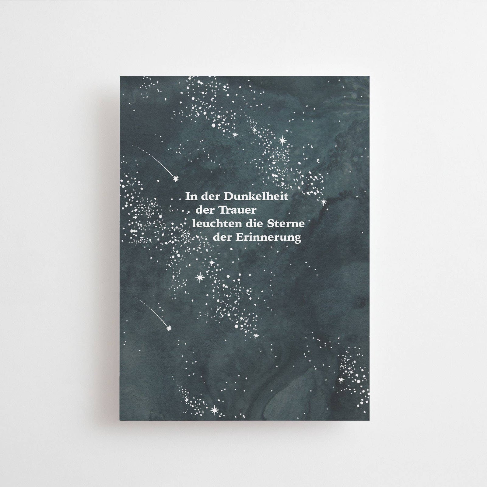 STERNE DER ERINNERUNG  - TRAUER | POSTCARD