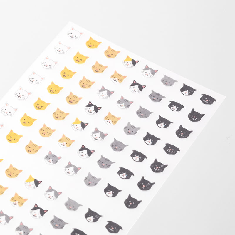 Schedule Feelings Cat Diary Stickers