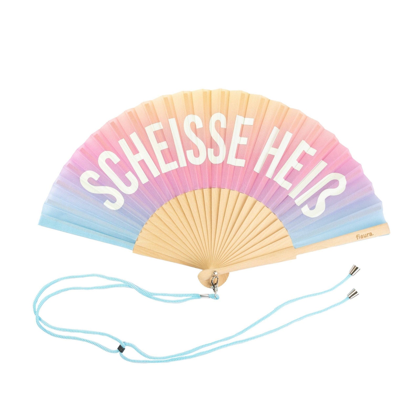 Scheisse Heiß | Glows In The Dark Hand Fan