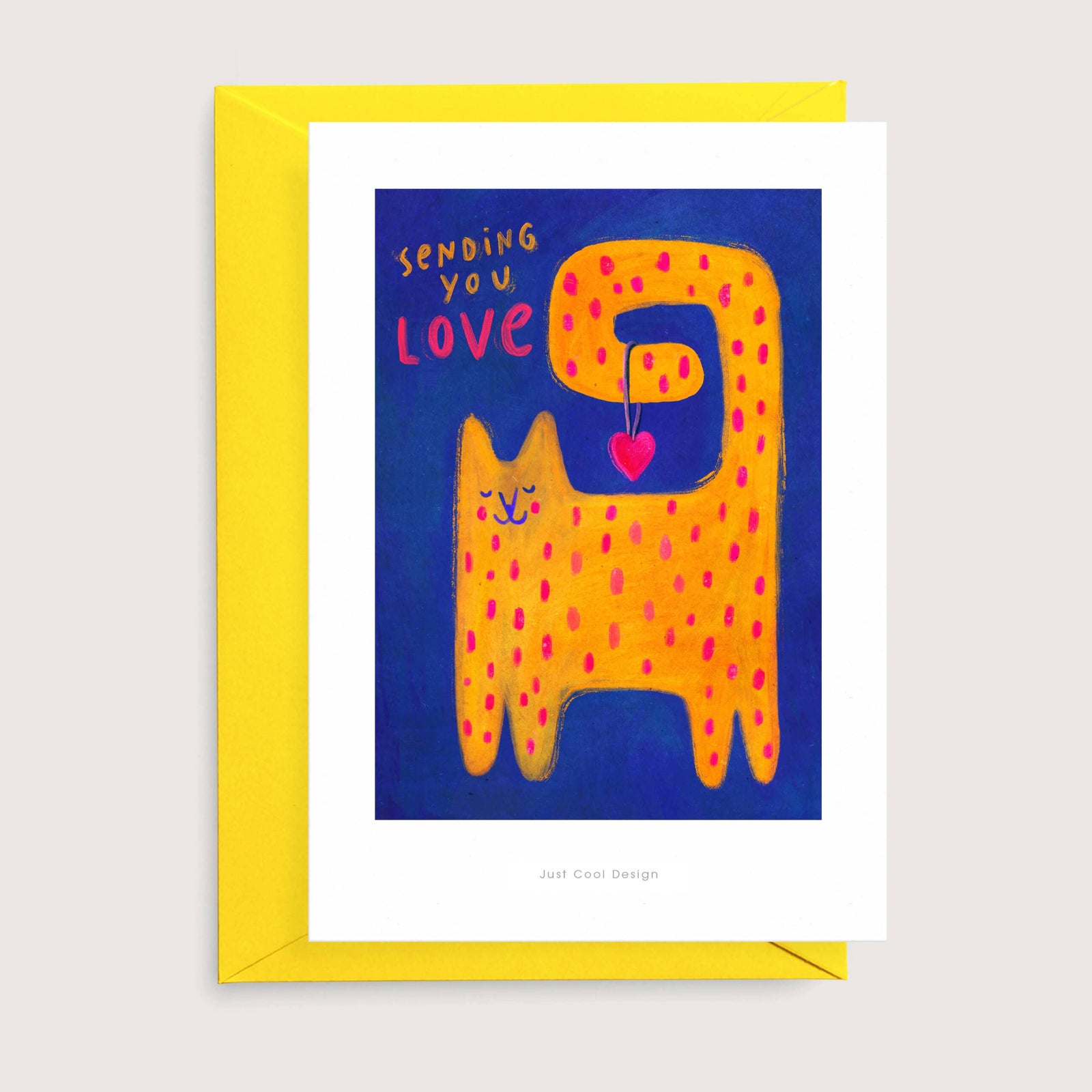 Sending You Love Art Print | Illustration Card