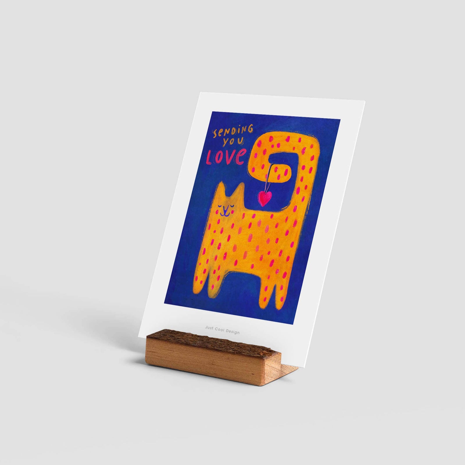 Sending You Love Art Print | Illustration Card
