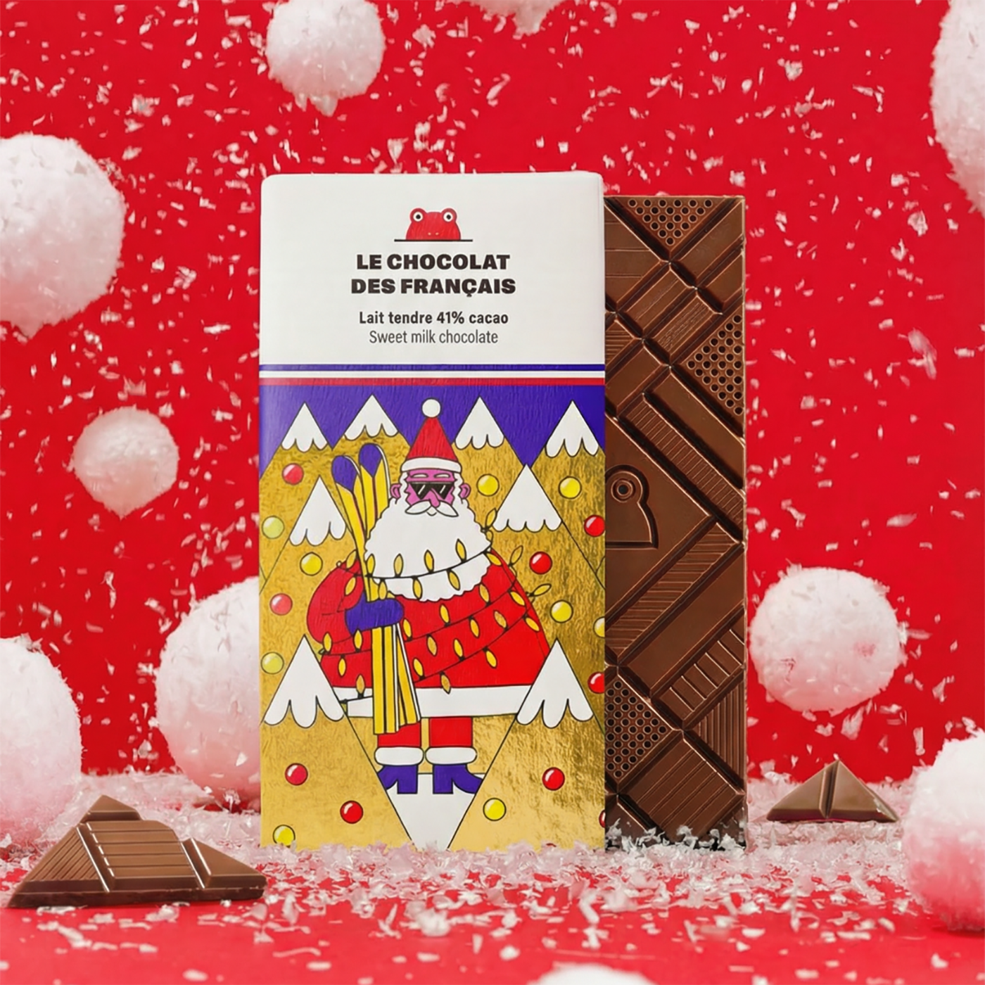 Ski Santa | Tender Milk Chocolate | Organic