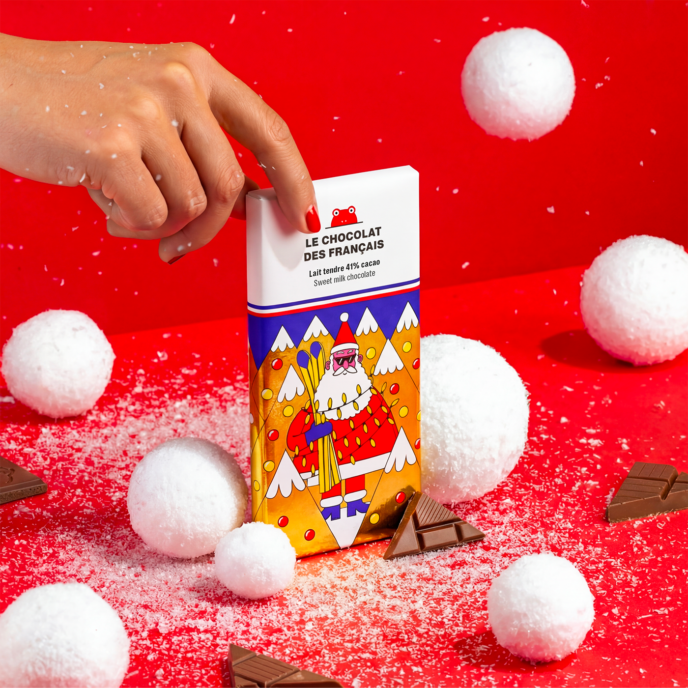 Ski Santa | Tender Milk Chocolate | Organic