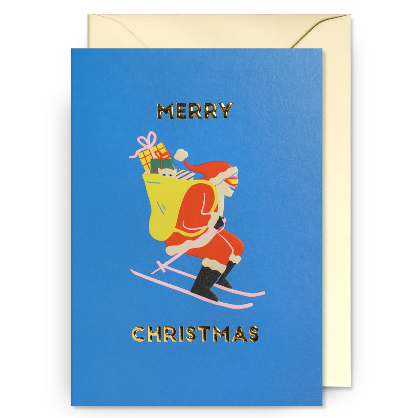 Skiing Santa | Naomi Wilkinson | Christmas Card