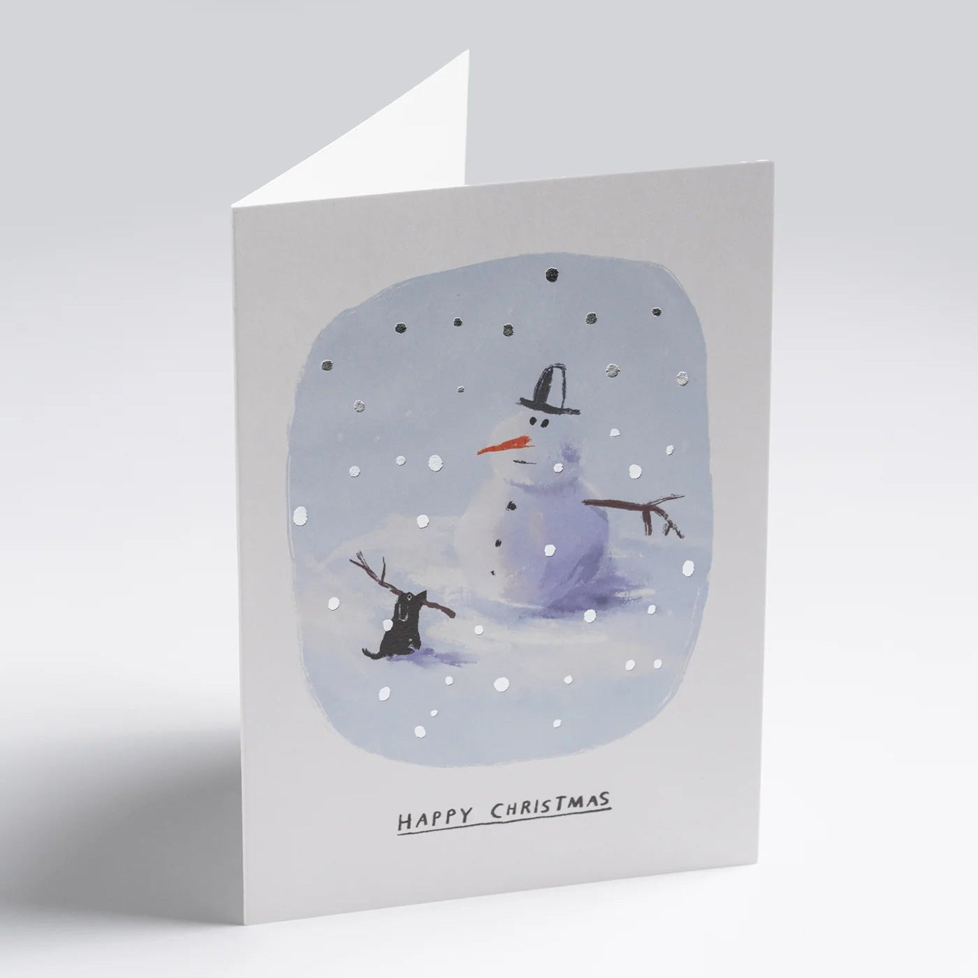 Snowman & Dog | John Bond | Christmas Card