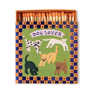 Square Boxed Matches | Dog Lover