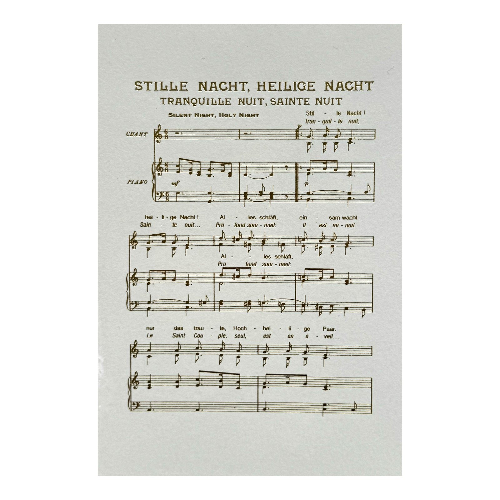 Stille Nacht Heilige Nacht | Christmas Card