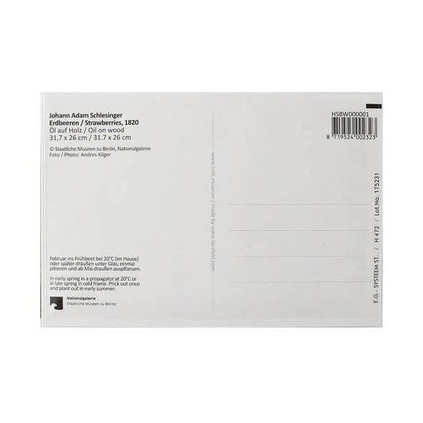 Strawberries | Schlesinger | Postcard With Flower Seeds