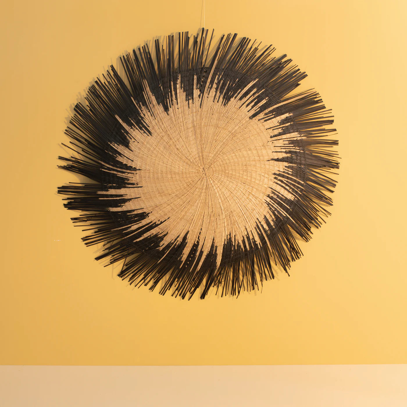 Sun Circle Wall Hanging Black