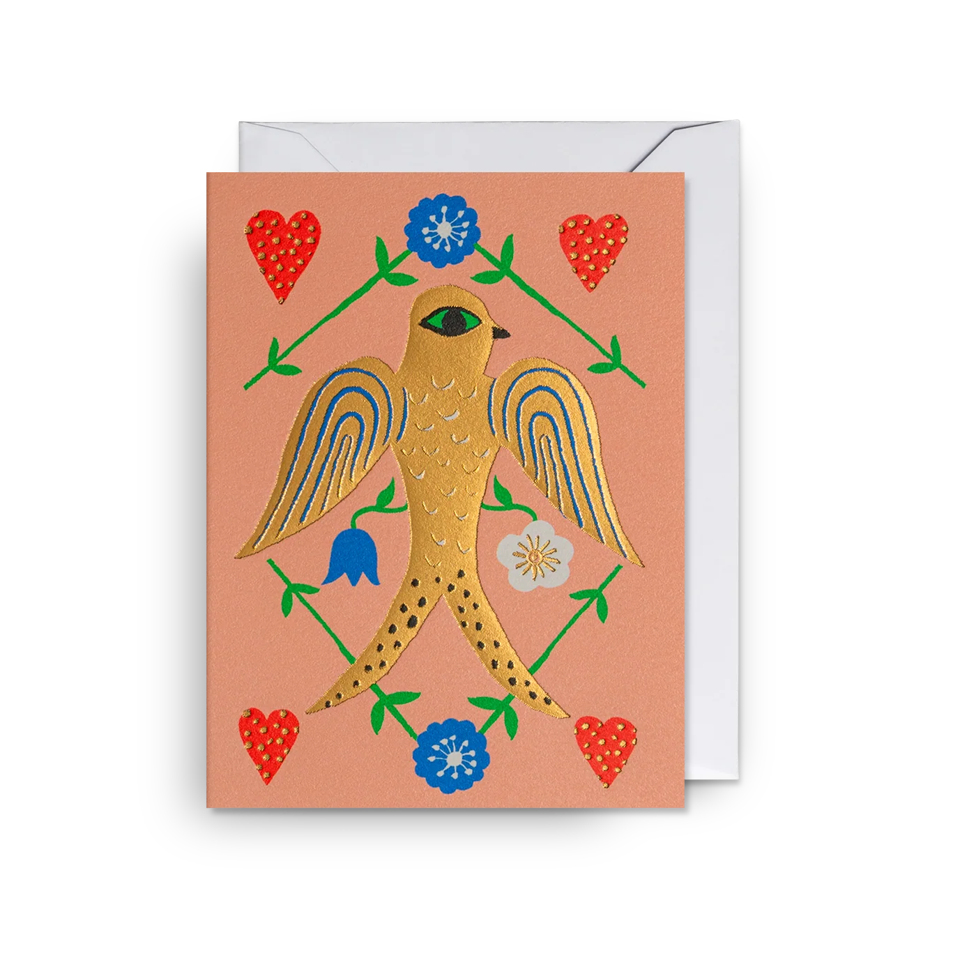 Swallow Foiled | Maja Sten | Mini Card