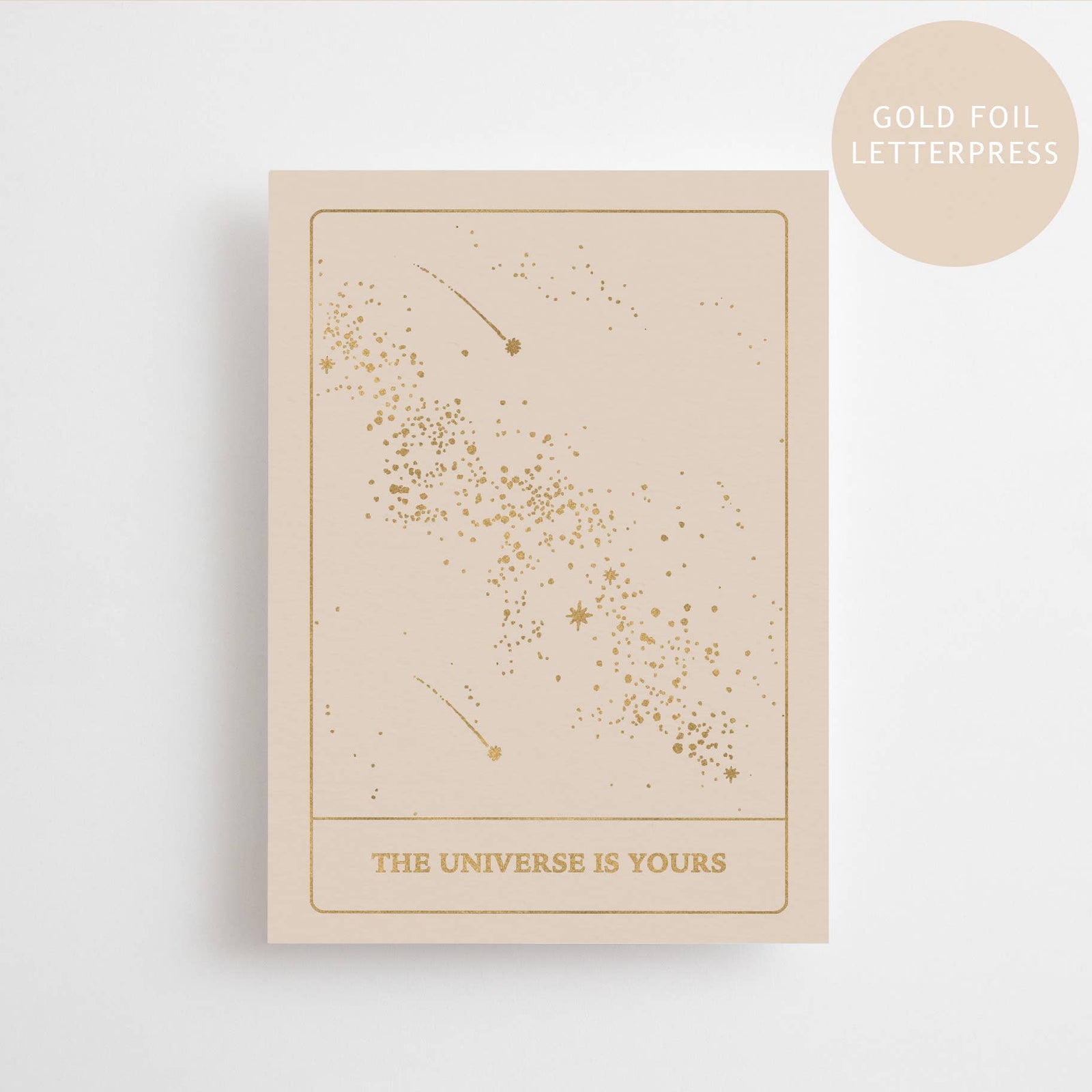 THE UNIVERSE IS YOURS | GOLD EDITION | POSTCARD