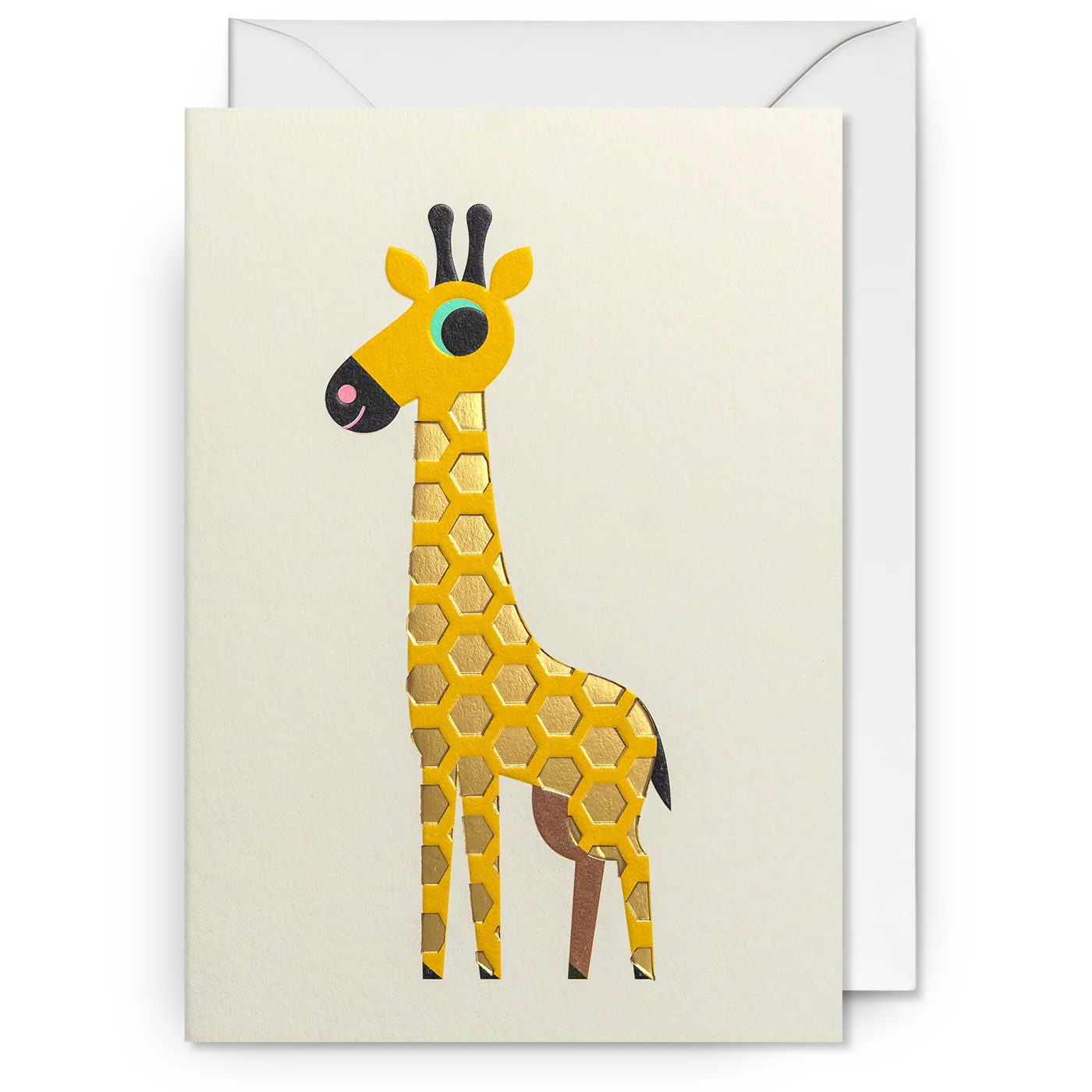 Tall Giraffe Greeting Card | Ingela P Arrhenius