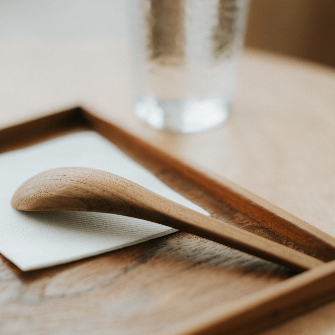 Teak Wood Soup Spoon