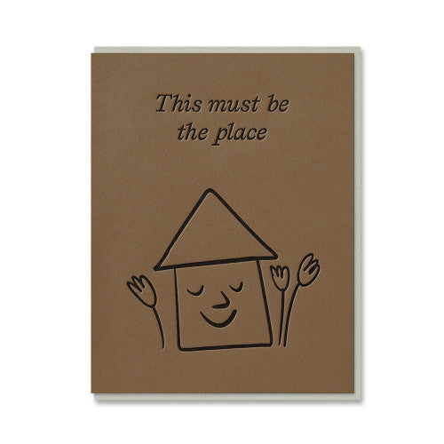 This Must Be The Place Greeting Card | Short Talk