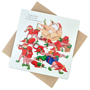 Tis The Season To Get Trollied | Christmas Card