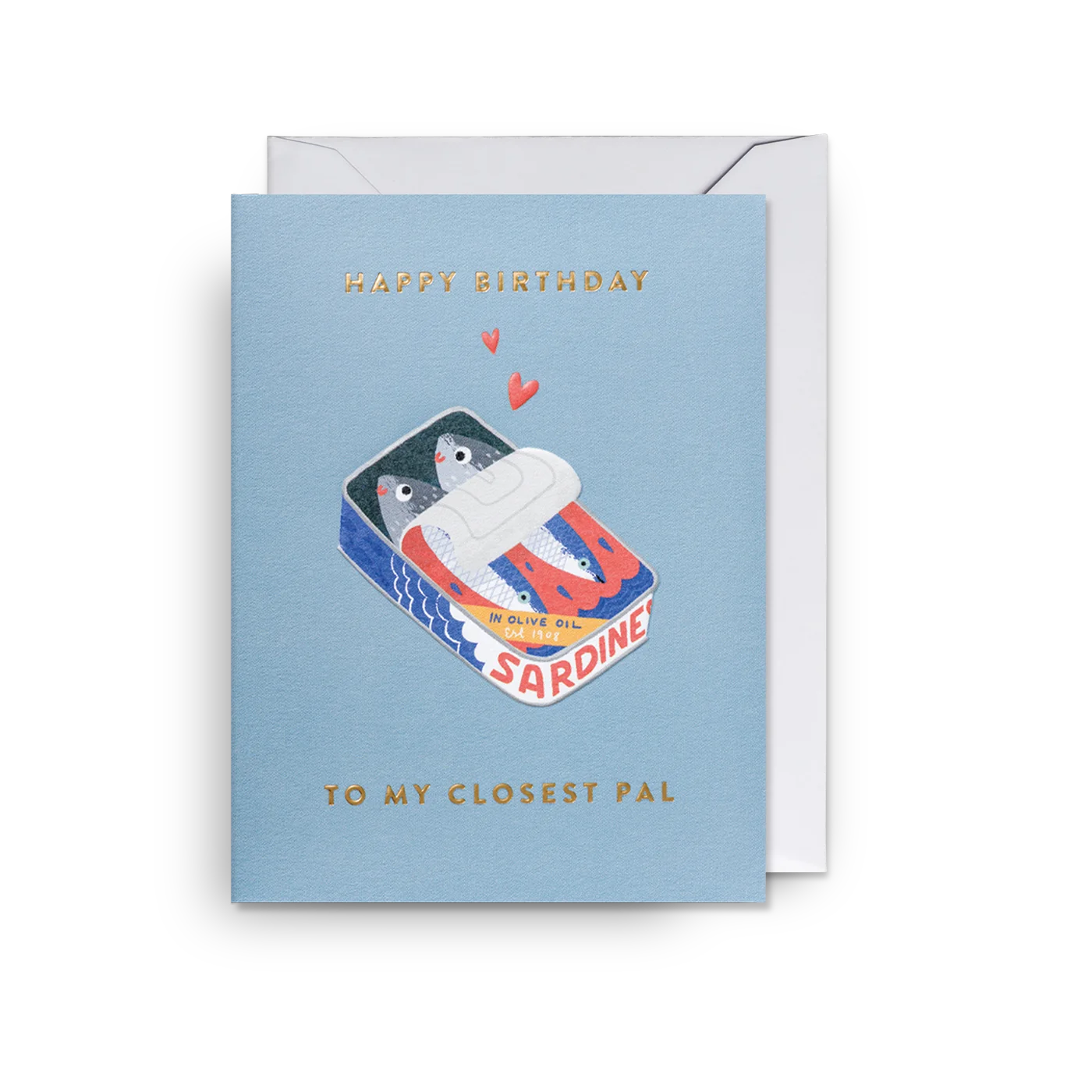 To My Closest Pal Sardines | Ruby Taylor | Mini Birthday Card