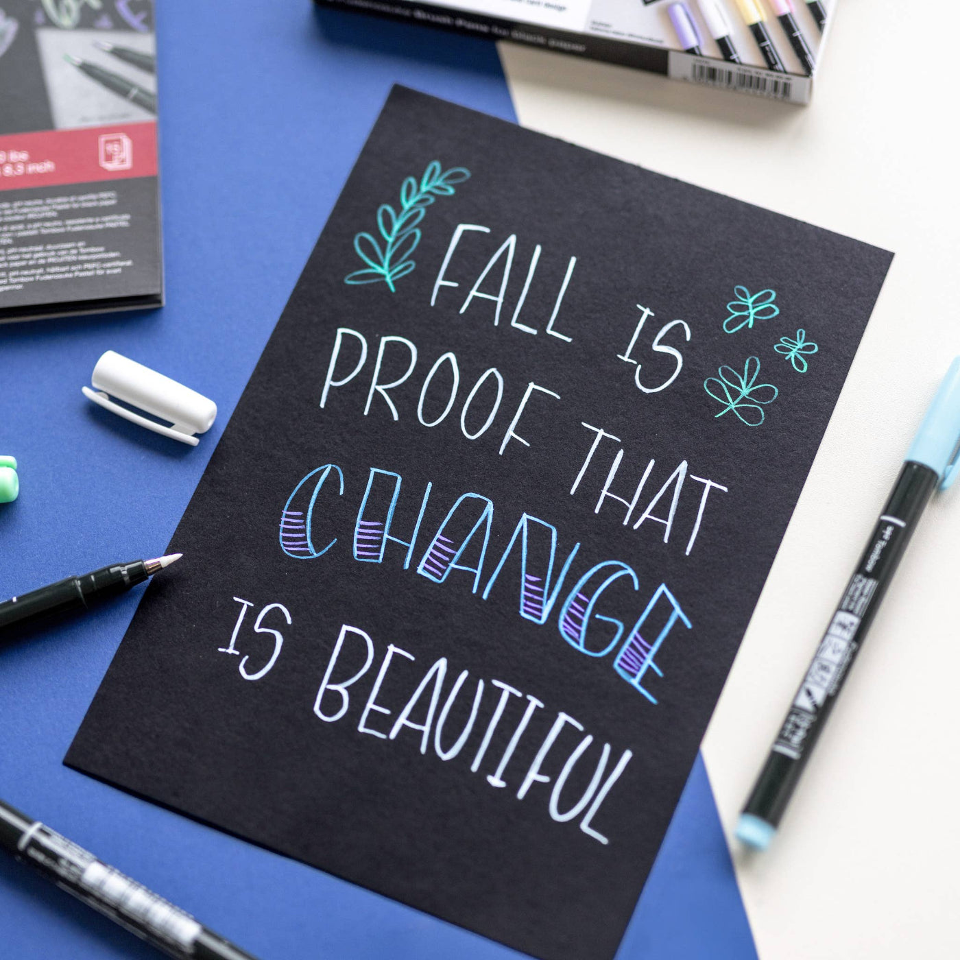 Tombow Black Paper Pad