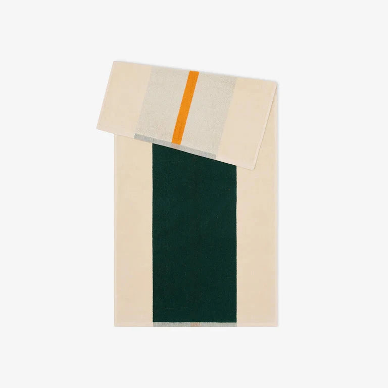 Towel | Dark Green Orange