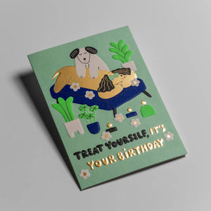Treat Yourself | Judit Zengővári | Birthday Card