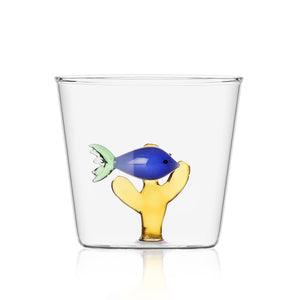 Tumbler Blue Fish - Amber Seaweed 🐠