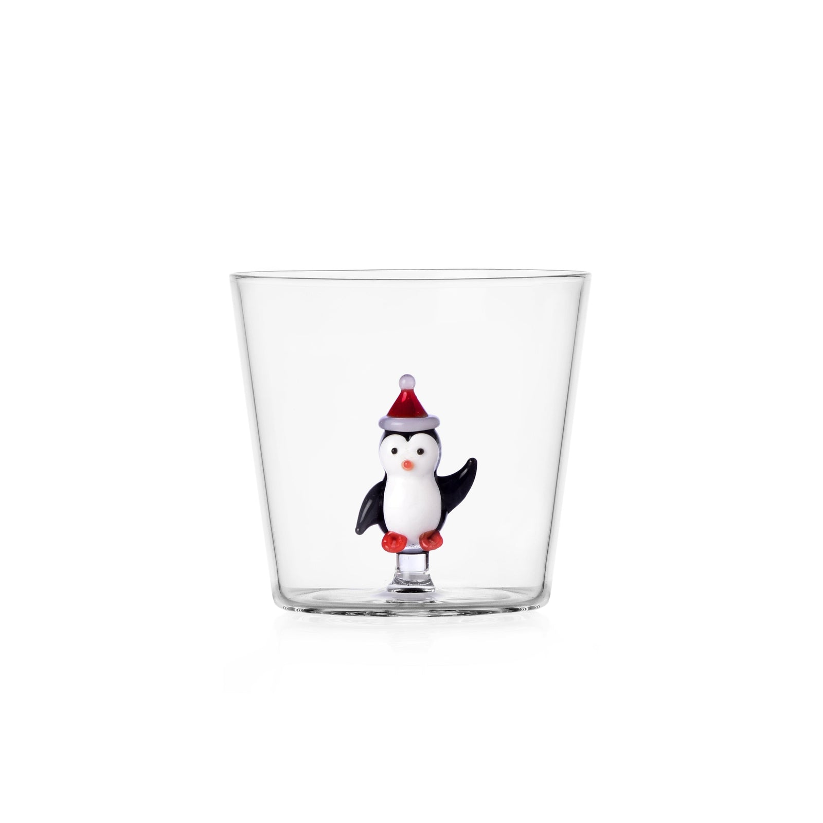 Tumbler Penguin with Christmas Hat