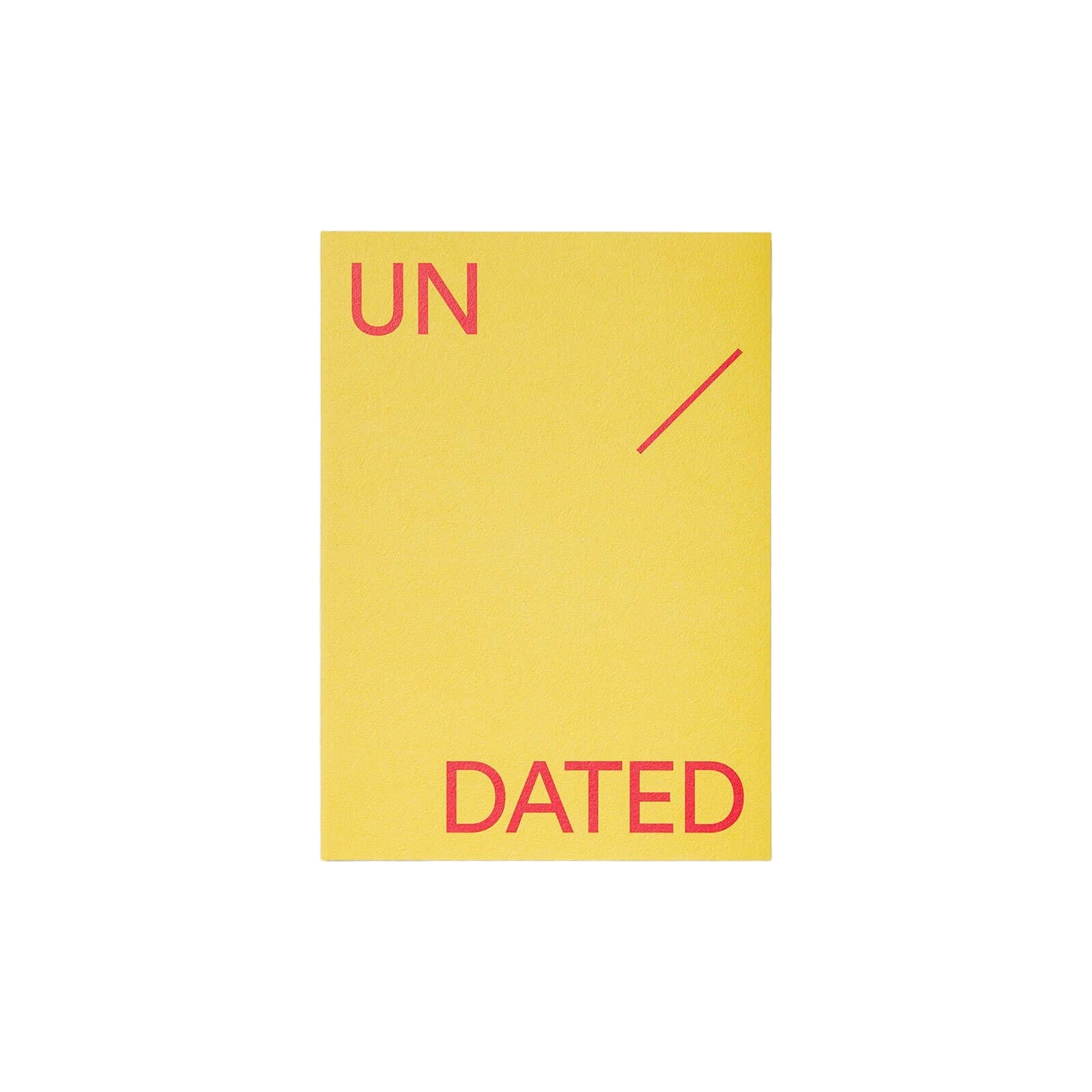 UNDATED PLANNER | LEMON | TIME-BLOCK