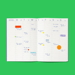 UNDATED PLANNER | LEMON | TIME-BLOCK