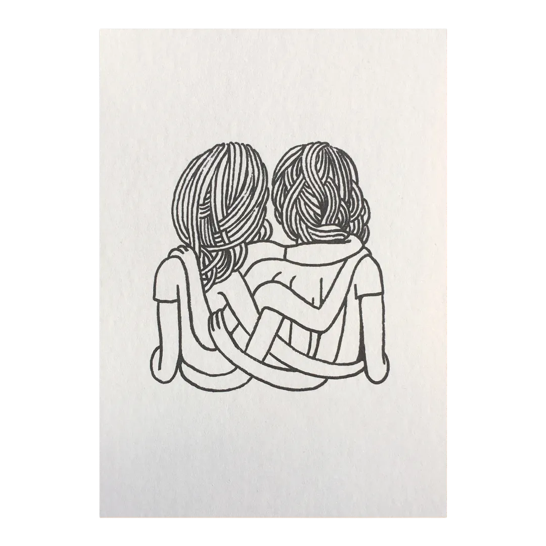 Umarmung 02 | Postcard