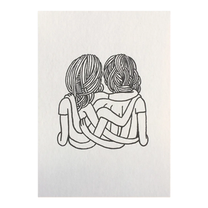 Umarmung 02 | Postcard