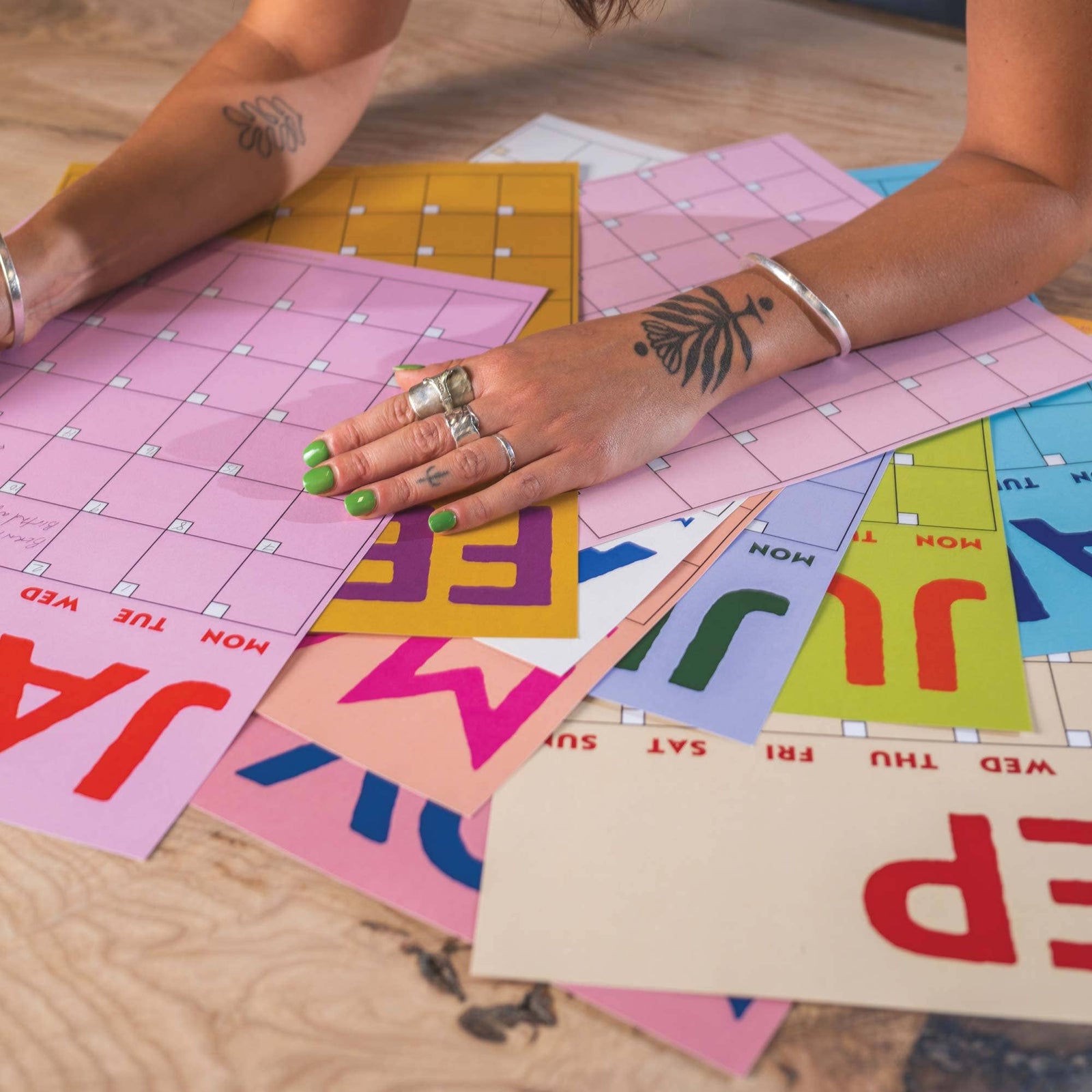 Undated A3 Planner | Colourburst