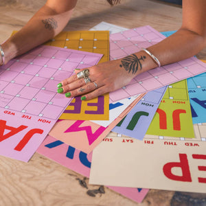 Undated A3 Planner | Colourburst