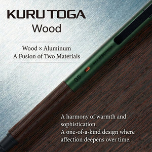 Uni Kuru Toga Wood Mechanical Pencil