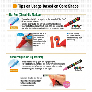 Uni Posca Paint Marker Set of 8