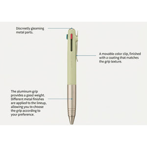 Uniball Zento Flow 3-Colour Ballpoint Pen