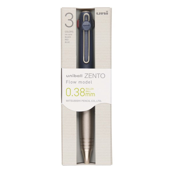 Uniball Zento Flow 3-Colour Ballpoint Pen
