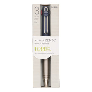 Uniball Zento Flow 3-Colour Ballpoint Pen