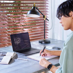 Uniball Zento Signature Ballpoint Pen | 0.5mm | Metallic Black